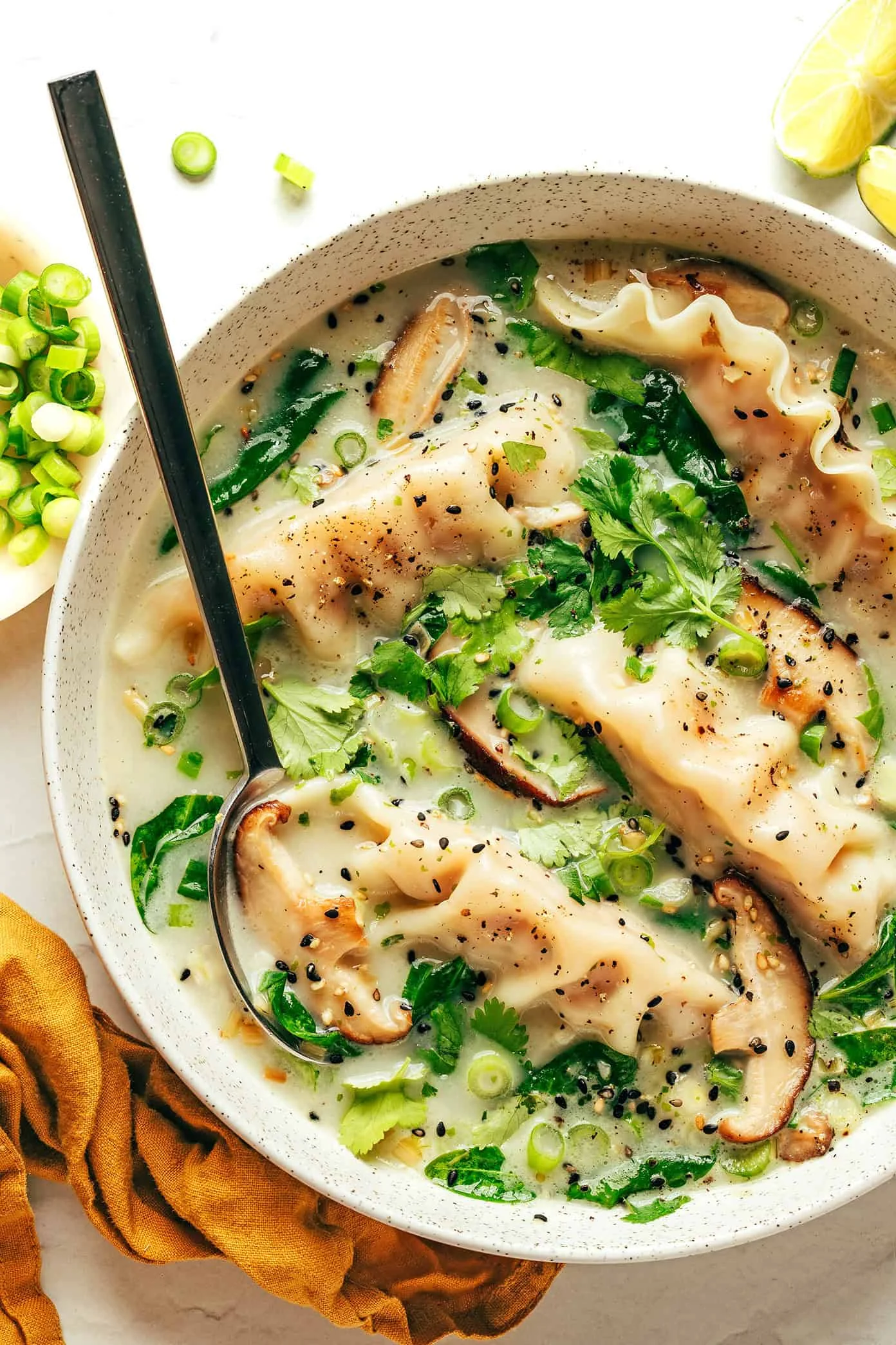 Rainy-Week Hero: This Ginger Coconut Potsticker Soup Ends Dinner Debates