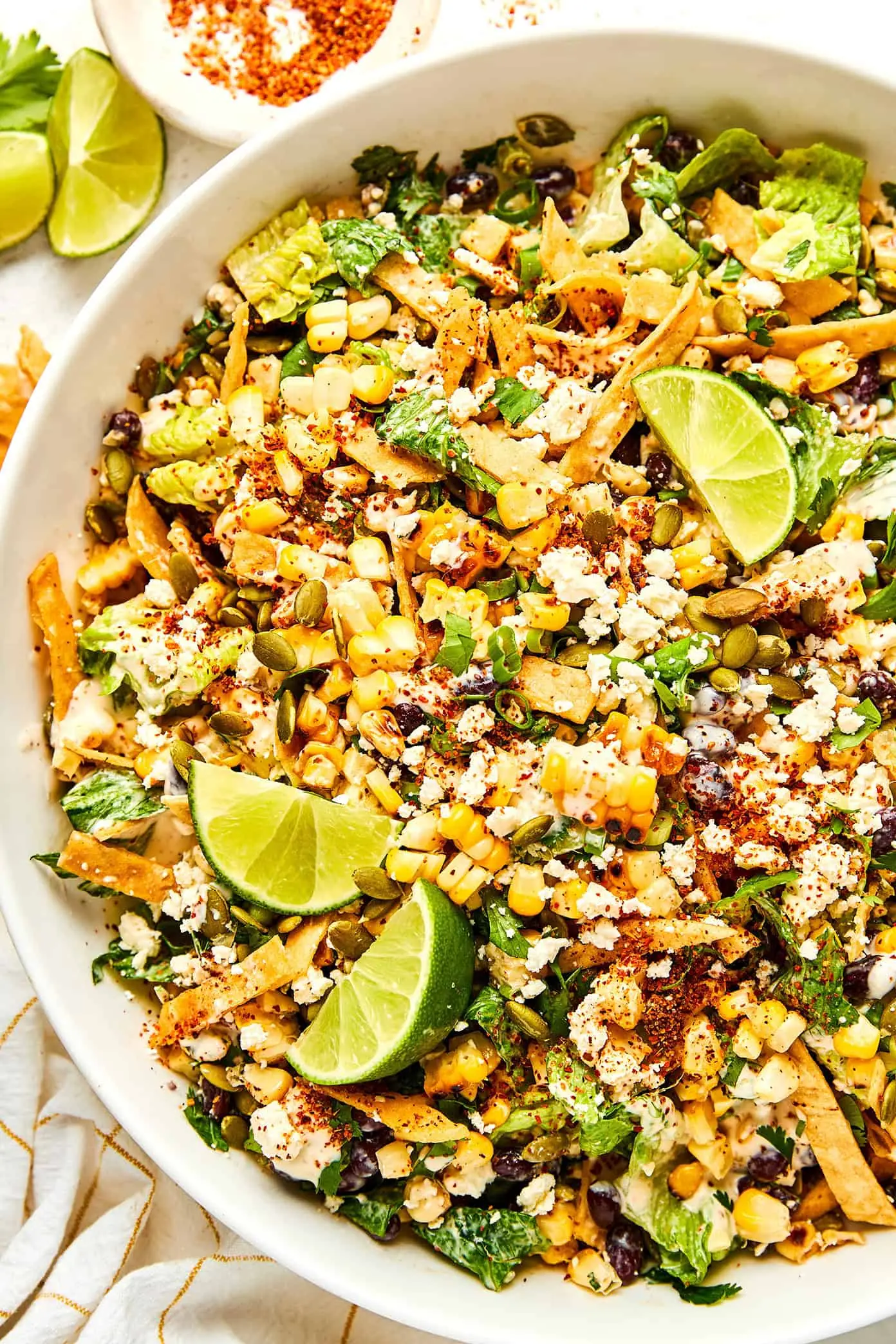 Mexican Street Corn Just Ambushed a Green Salad and Nobody Is Mad